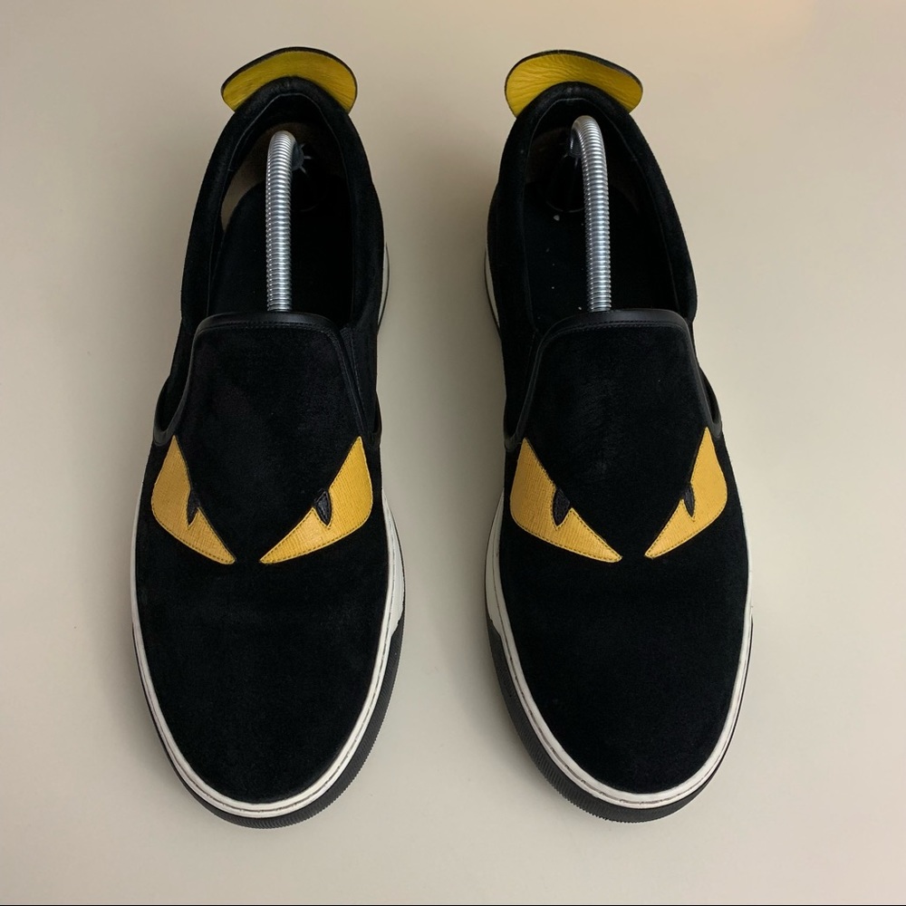 🚫SOLD•Ⓜ️🚫 Fendi Monster Slip Ons - Picture 2 of 11